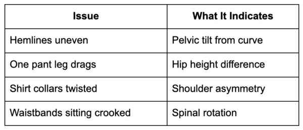 Common wardrobe complaints