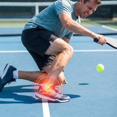 Pickleball injuries in Redding